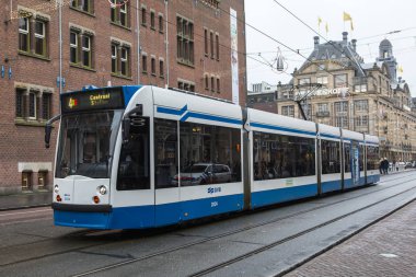 Amsterdam'da tramvay