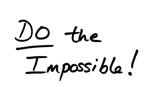 Do the Impossible — 스톡 사진