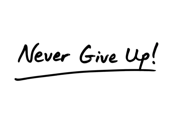 Ніколи не здавайтеся ! — стокове фото