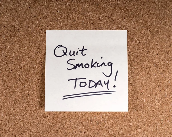 Parar de fumar hoje — Fotografia de Stock