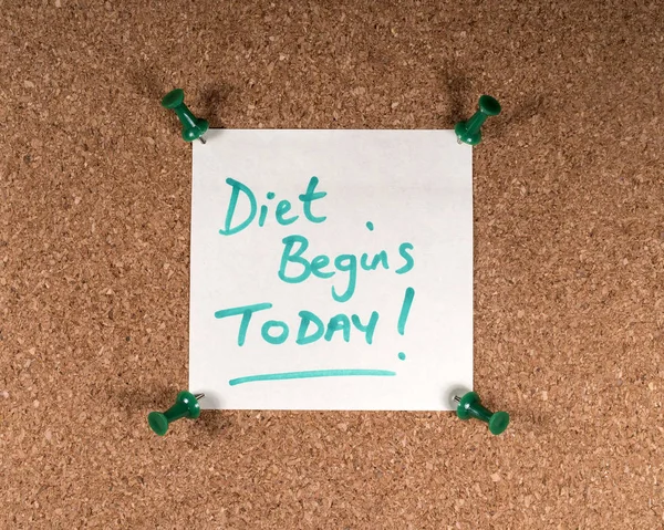 Ernährung beginnt heute! — Stockfoto