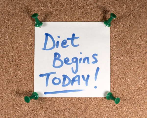 La dieta inizia oggi ! — Foto Stock