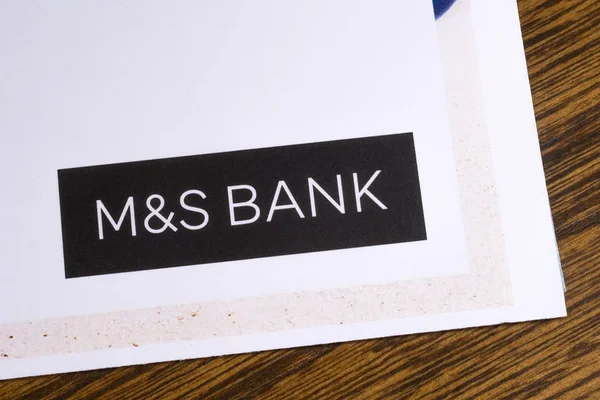 M & S Bank Logo — стоковое фото