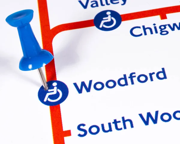 Woodford Station i Londons tunnelbana — Stockfoto