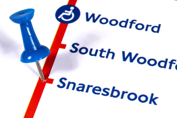 Stazione di Snaresbrook sulla metropolitana di Londra — Foto Stock