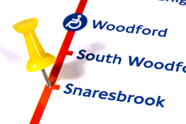 Snaresbrook Station i Londons tunnelbana — Stockfoto