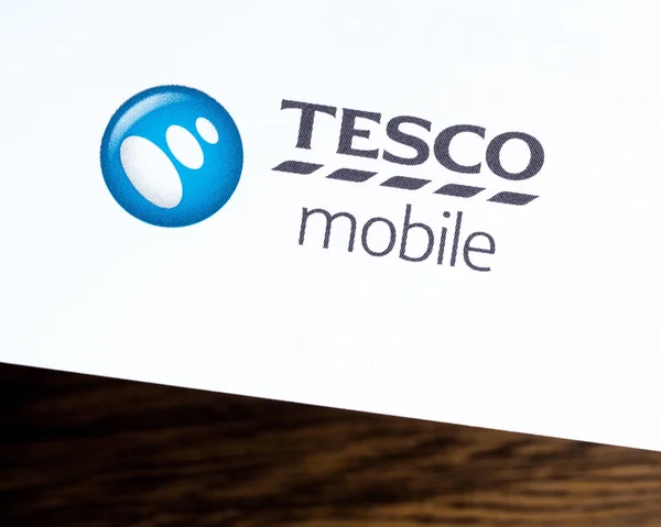 Logo móvil de Tesco — Foto de Stock