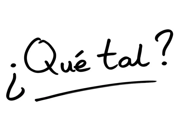 Que Tal? — 스톡 사진