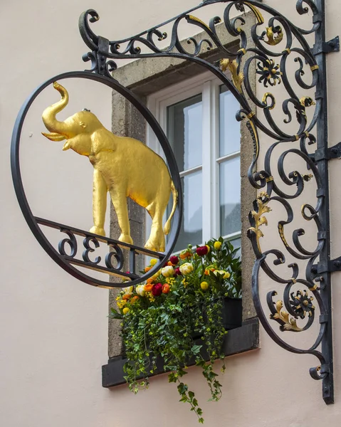 Bonn Tyskland Februari 2020 Traditionell Skylt Ovanför Elefant Bar Den — Stockfoto