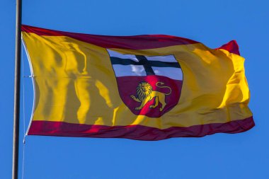 Almanya 'nın tarihi Bonn kentinin bayrağı.