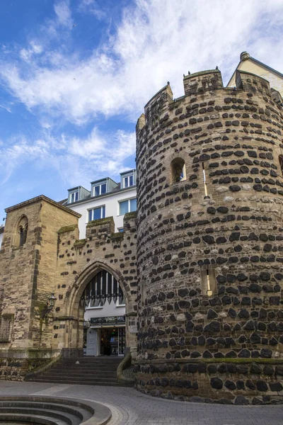 Bonn Germany February 17Th 2020 View Medieval Sterntor Star Gate — 图库照片