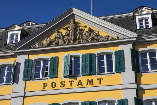 Bonn Germany February 17Th 2020 Beautiful Old Post Office Building — Φωτογραφία Αρχείου