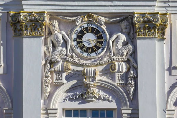 Dettaglio Architettonico Dell Elegante Altes Rathaus Old Town Hall Nella — Foto Stock