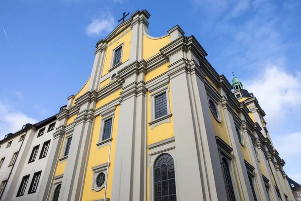 Зовні Церкви Святого Андрія Римо Католицька Церква Розташована Центрі Німецького — стокове фото
