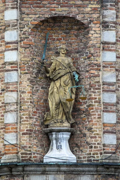 Dusseldorf Germany February 18Th 2020 Exterior Detail Altes Rathaus Old — Zdjęcie stockowe