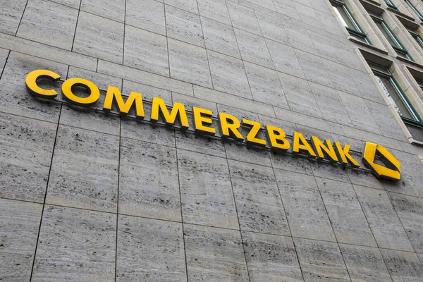 Düsseldorf Alemania Febrero 2020 Exterior Commerzbank Situado Ciudad Düsseldorf Alemania — Foto de Stock