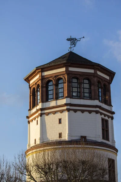 Veduta Della Torre Del Castello Burgplatz Nel Centro Storico Altstadt — Foto Stock