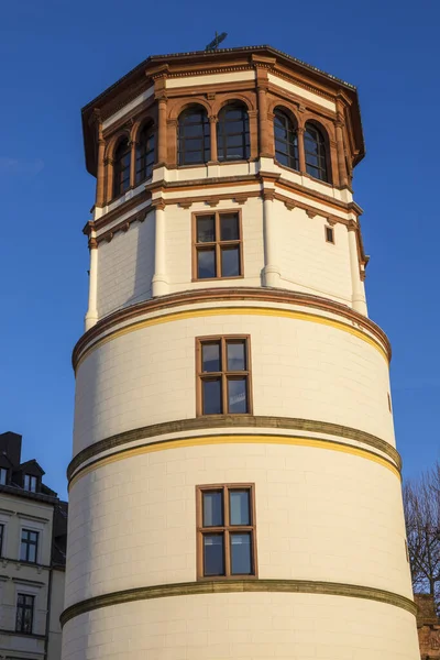 Uitzicht Burchttoren Burgplatz Oude Stad Altstadt Gebied Van Düsseldorf Duitsland — Stockfoto