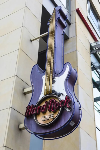 Cologne Germany February 19Th 2020 Hard Rock Cafe Logo Entrance — Stockfoto