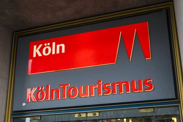 Cologne Germany February 19Th 2020 Sign Exterior Koln Cologne Tourist — стокове фото