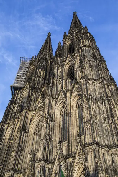 Das Prächtige Äußere Des Kölner Doms Der Stadt Köln Deutschland — Stockfoto