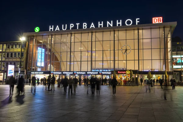 Cologne Germany February 19Th 2020 View Koln Hauptbahnhof Also Known — Stock Photo, Image