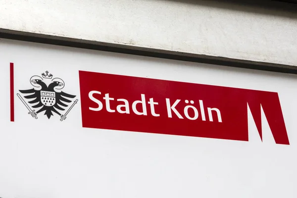 Cologne Germany February 20Th 2020 Official Logo Stadt Koln City — Stock Photo, Image