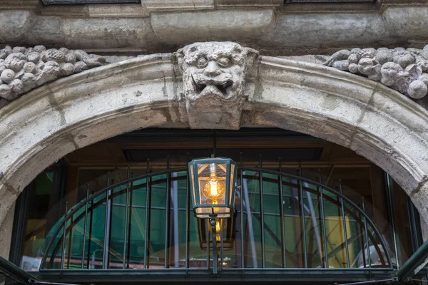 Detalhe Sobre Exterior Edifício Cidade Colônia Alemanha — Fotografia de Stock