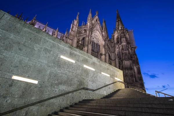 Passos Que Levam Até Magnífica Catedral Colônia Também Conhecida Como — Fotografia de Stock