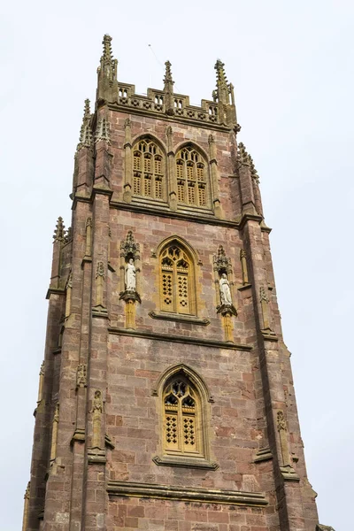Torre Iglesia Santiago Ciudad Taunton Somerset Reino Unido — Foto de Stock