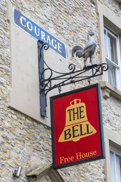 Shepton Mallet Royaume Uni Mars 2020 Extérieur Maison Publique Bell — Photo