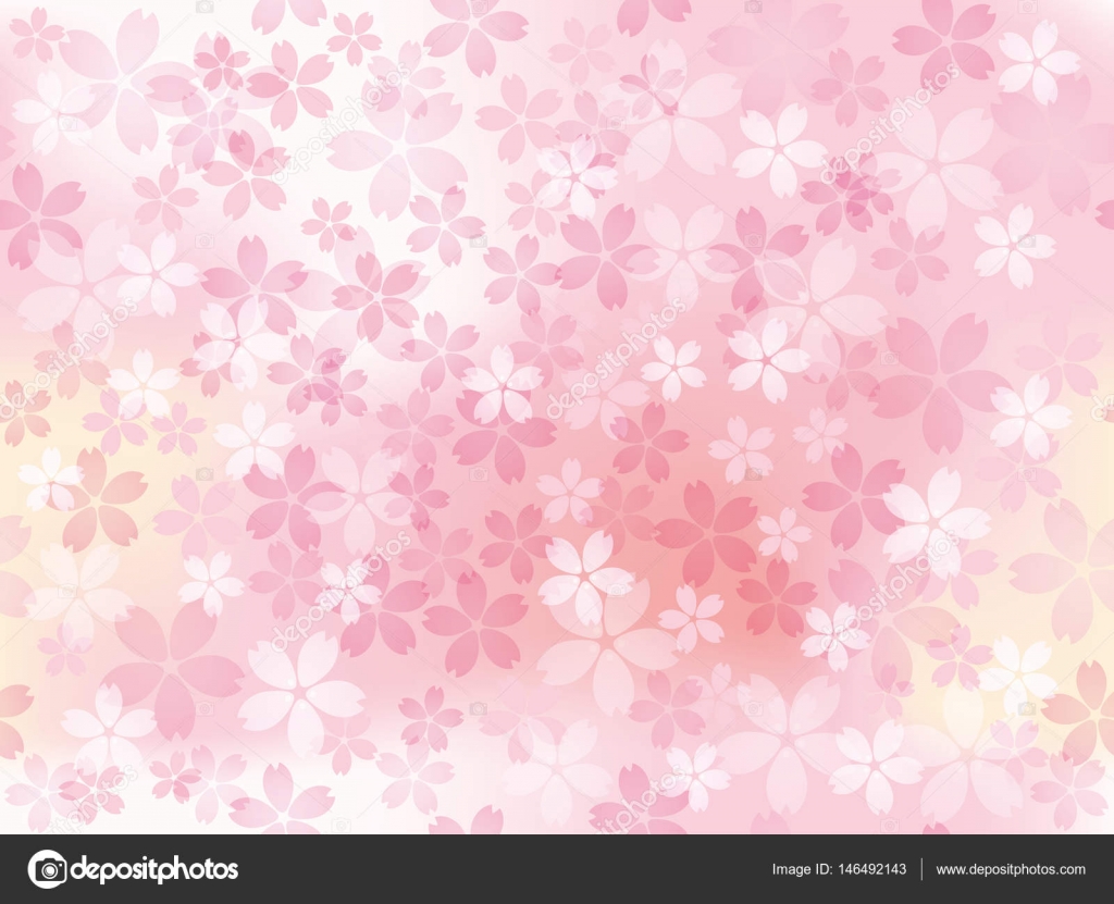 満開の桜とベクトル背景イラスト — ストックベクター © callmetak #146492143