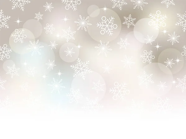 シームレスな雪背景イラスト — ストックベクタ