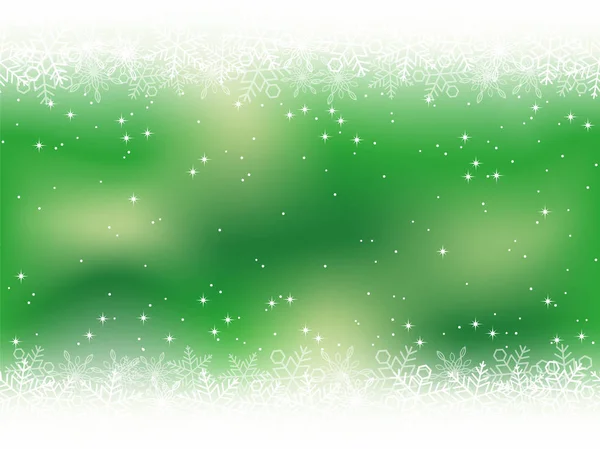 Uma ilustração de fundo de flocos de neve sem costura . — Vetor de Stock