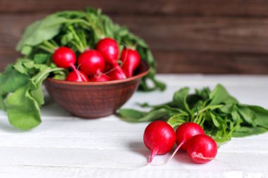 Demet taze turp ahşap tablo