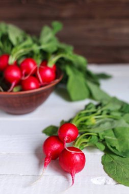 Demet taze turp ahşap tablo