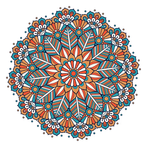 Çiçek Mandala. Vintage dekoratif öğeler. Oryantal desen vektör çizim. Islam, Arapça, Indian, Fas, İspanya, Türk, pakistan, Çin, mistik, Osmanlı motifleri. Boyama kitabı sayfası