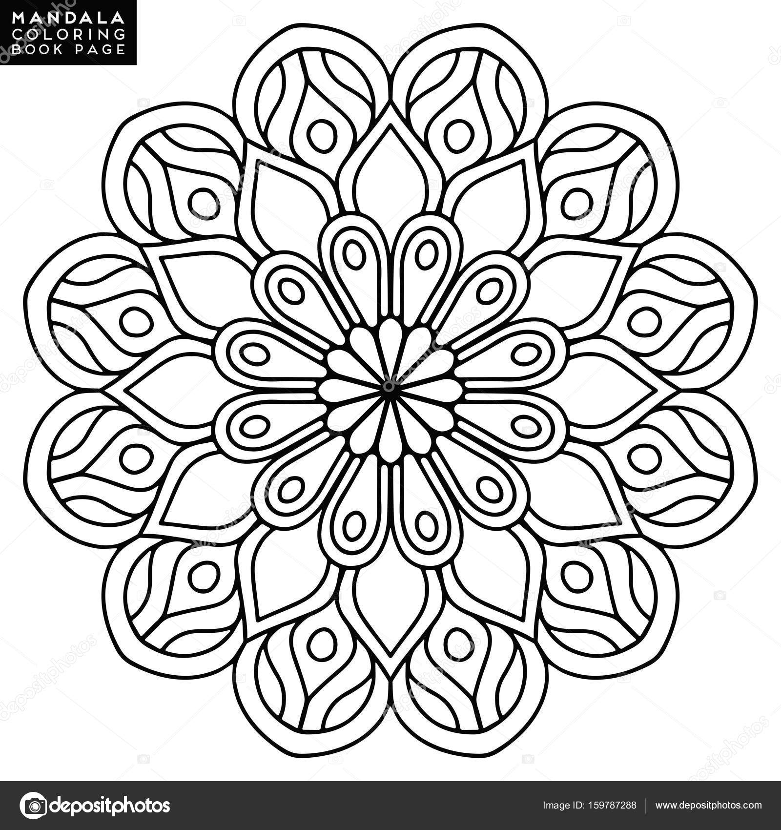Mandala Bloem Vintage Decoratieve Elementen Oosterse Patroon