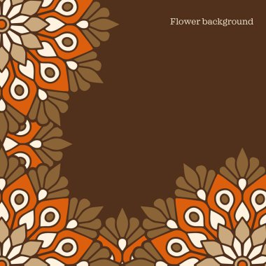 Vektör Hintli Mandala