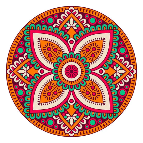 Çiçek Mandala. Vintage dekoratif öğeler. Oryantal desen vektör çizim. Islam, Arapça, Indian, Fas, İspanya, Türk, pakistan, Çin, mistik, Osmanlı motifleri. Boyama kitabı sayfası