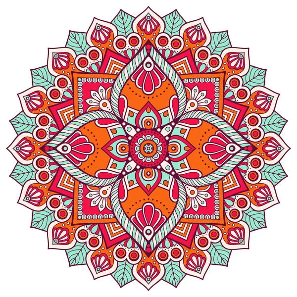 Çiçek Mandala. Vintage dekoratif öğeler. Oryantal desen vektör çizim. Islam, Arapça, Indian, Fas, İspanya, Türk, pakistan, Çin, mistik, Osmanlı motifleri. Boyama kitabı sayfası