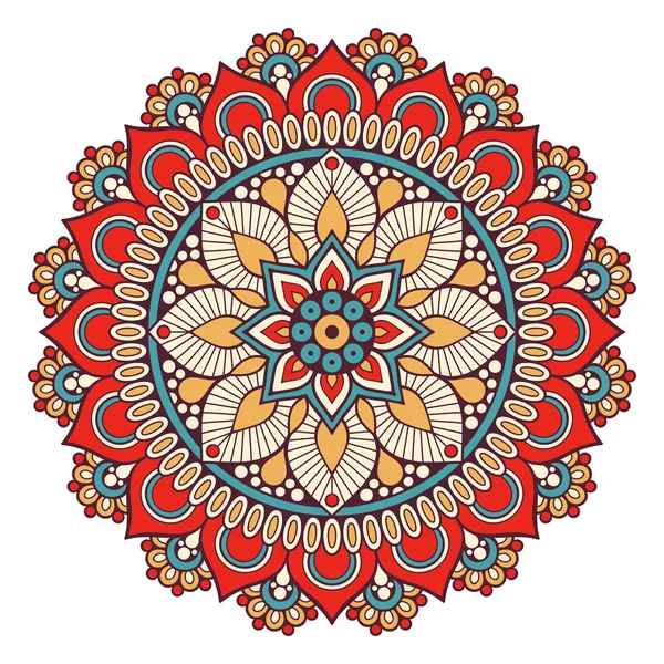Çiçek Mandala. Vintage dekoratif öğeler. Oryantal desen vektör çizim. Islam, Arapça, Indian, Fas, İspanya, Türk, pakistan, Çin, mistik, Osmanlı motifleri. Boyama kitabı sayfası