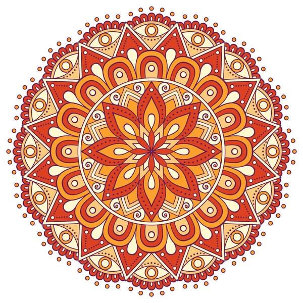 Çiçek Mandala. Vintage dekoratif öğeler. Oryantal desen vektör çizim. Islam, Arapça, Indian, Fas, İspanya, Türk, pakistan, Çin, mistik, Osmanlı motifleri. Boyama kitabı sayfası