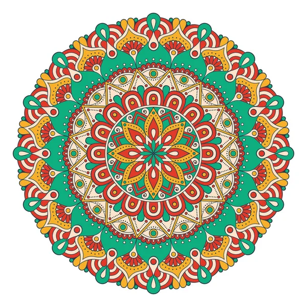 Çiçek Mandala. Vintage dekoratif öğeler. Oryantal desen vektör çizim. Islam, Arapça, Indian, Fas, İspanya, Türk, pakistan, Çin, mistik, Osmanlı motifleri. Boyama kitabı sayfası