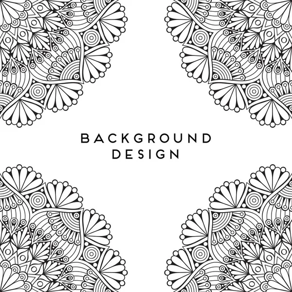 Vector mandala background — Stock Vector