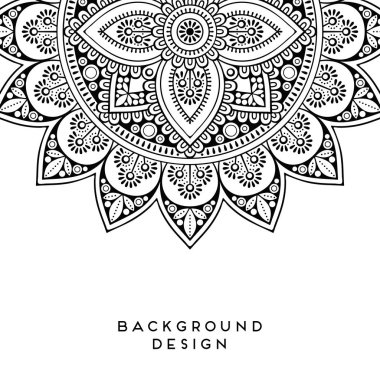 Vektör mandala arka plan