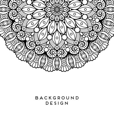 Vektör mandala arka plan