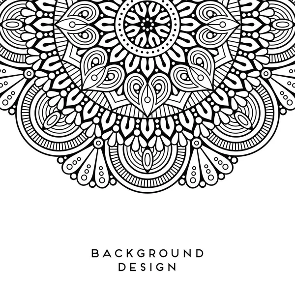 Vector mandala fondo — Vector de stock