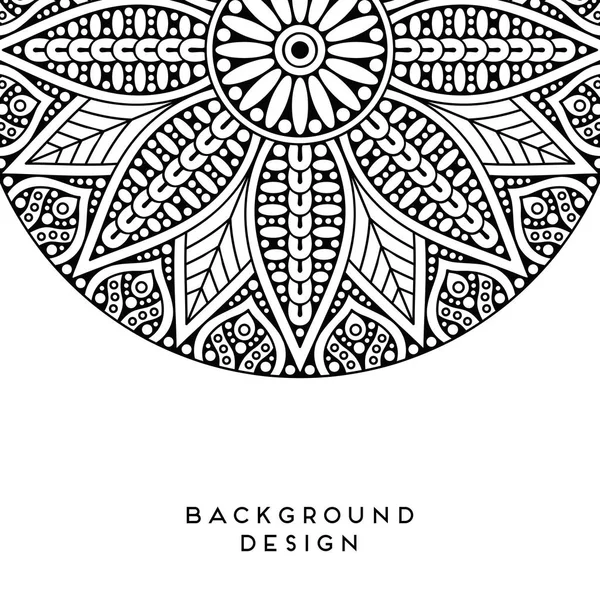 Vector mandala fondo — Vector de stock