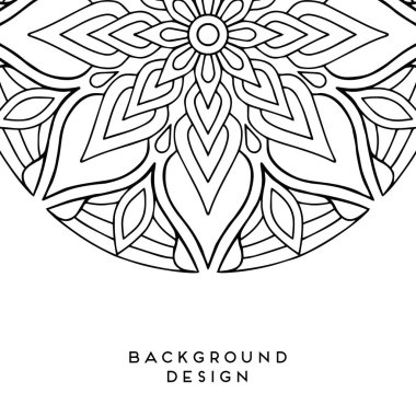 Vektör mandala arka plan